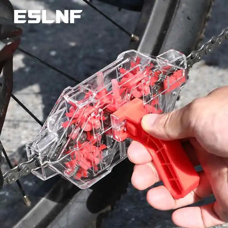 Bike Chain Cleaner - أداة تنظيف عجلة الدراجة متعددة الوظائف،