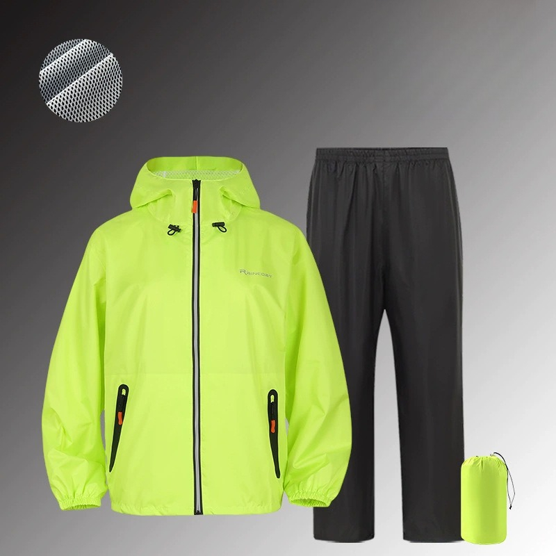 Cycling Gear Rain - بدلة مطر كاملة مقاومة للماء مع