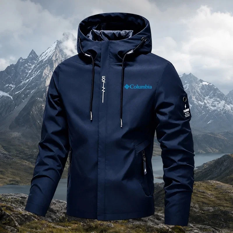 Cycling Gear Rain - معطف مطر رجالي مقاوم للماء لعام