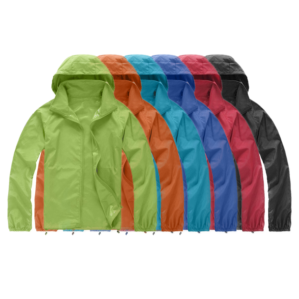 Cycling Gear Rain - للجنسين نسيج مقاوم للماء يندبروف خفيفة