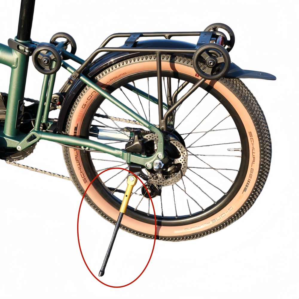 Bicycle Kickstand - مسند جانبي من ألياف الكربون من