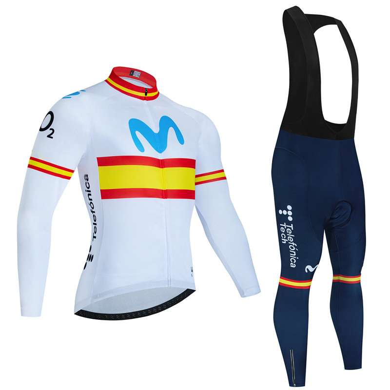 إسبانيا Movistar الخريف طويلة  - مراجعة Cycling Gear Sale وسعره