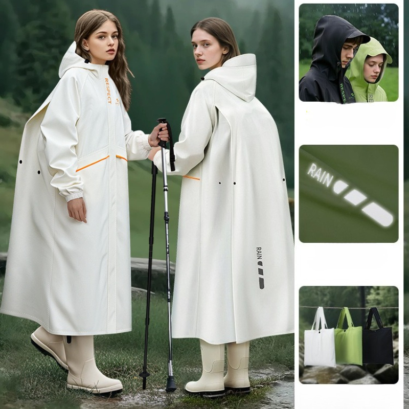 معطف مطر سميك مقاوم للماء للدر - مراجعة Cycling Gear Rain وسعره