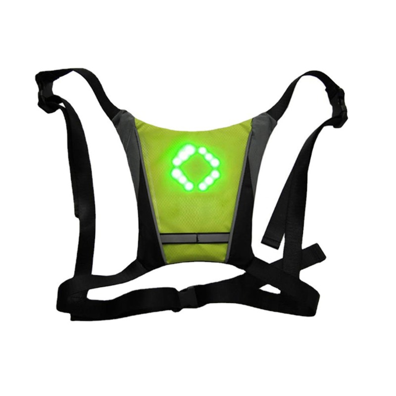 سترة أمان بإضاءة LED مع جهاز ت - مراجعة Cycling Visibility Gear وسعره