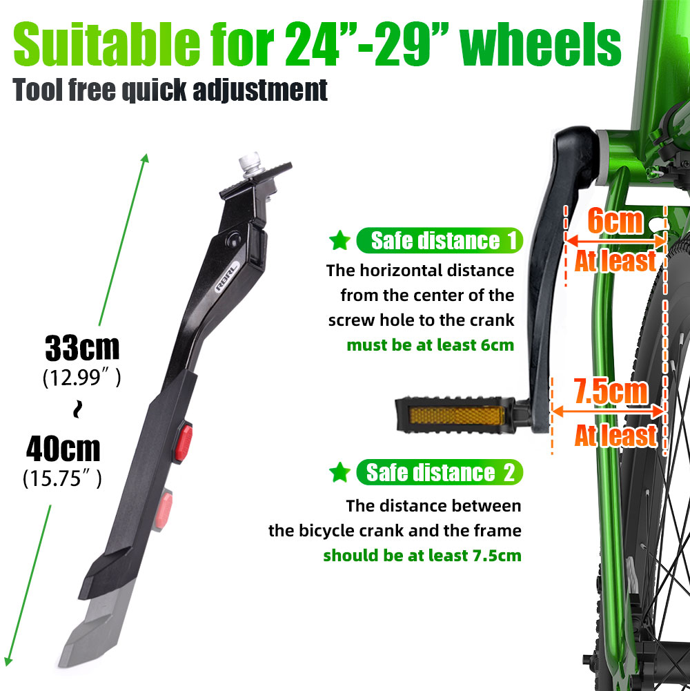مسند دراجة RBRL MTB قابل للتعد - مراجعة Bicycle Kickstand وسعره