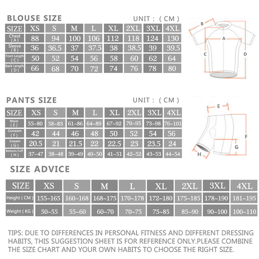 مجموعة ملابس ركوب الدراجات بأك - مراجعة Cycling Gear Sale وسعره