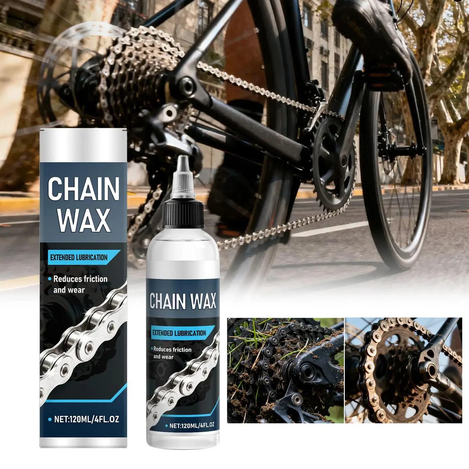120 مللي سلسلة الدراجة القائمة - مراجعة Bike Chain Cleaner وسعره