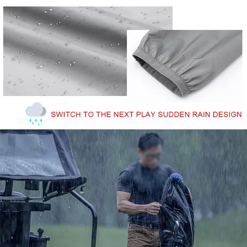 جولف معطف واق من المطر سترة خف - مراجعة Cycling Gear Rain وسعره