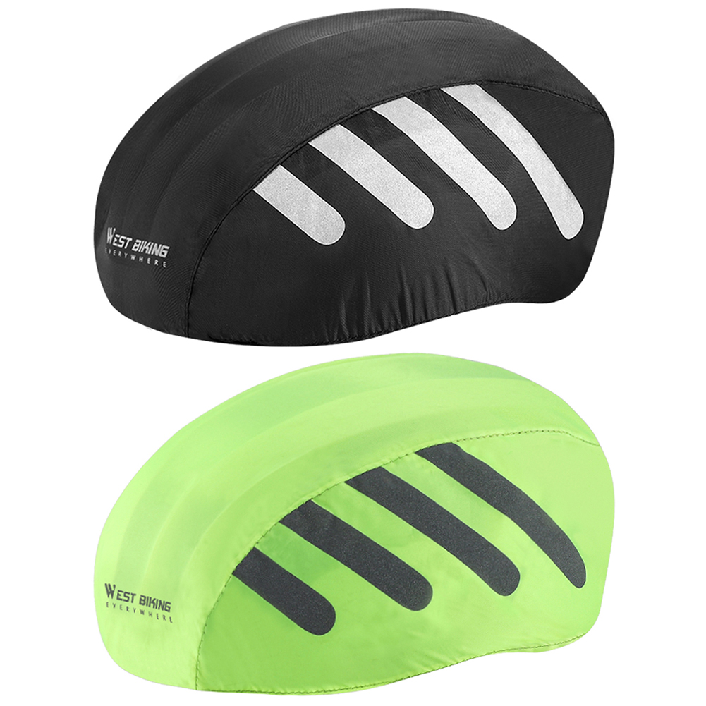غطاء مطر خوذة الدراجة الغربية  - مراجعة Cycling Visibility Gear وسعره