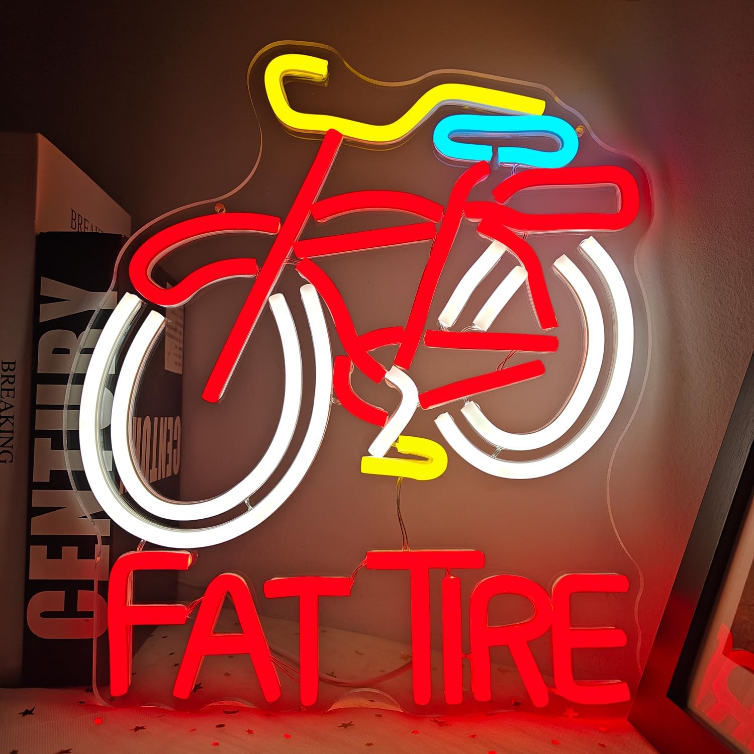 لافتة نيون LED على شكل دراجة ب - مراجعة Cycling Gear Store وسعره