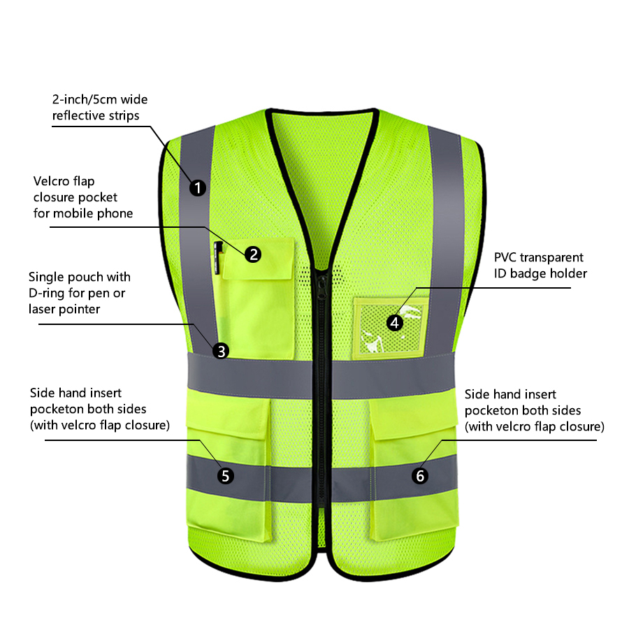 سترة أمان قابلة للتعديل خفيفة  - مراجعة Cycling Visibility Gear وسعره