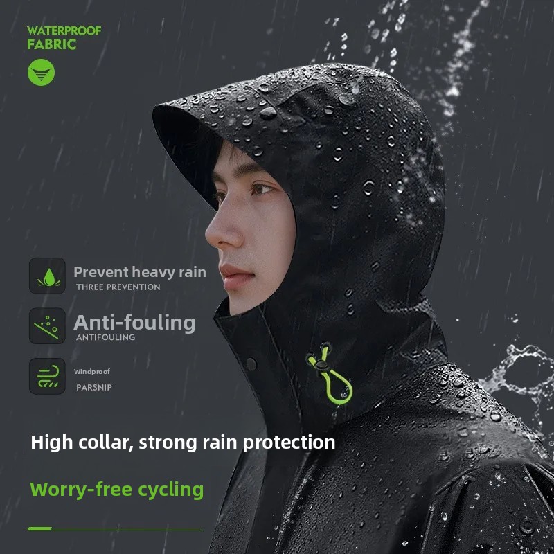 معطف مطر مقاوم للماء مع بنطلون - مراجعة Cycling Gear Rain وسعره