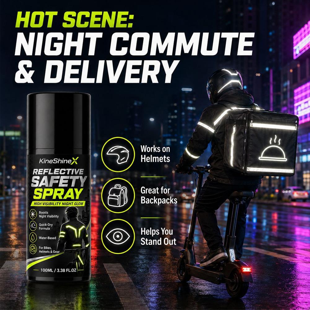 بخاخ أمان عاكس للرؤية الليلية، - مراجعة Cycling Visibility Gear وسعره