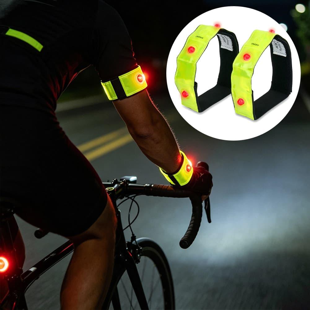 حزام ذراع عاكس للضوء LED مع أو - مراجعة Cycling Visibility Gear وسعره